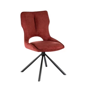 Chaise Mori Pivotant  Tissu Ote Share 230 Rouge