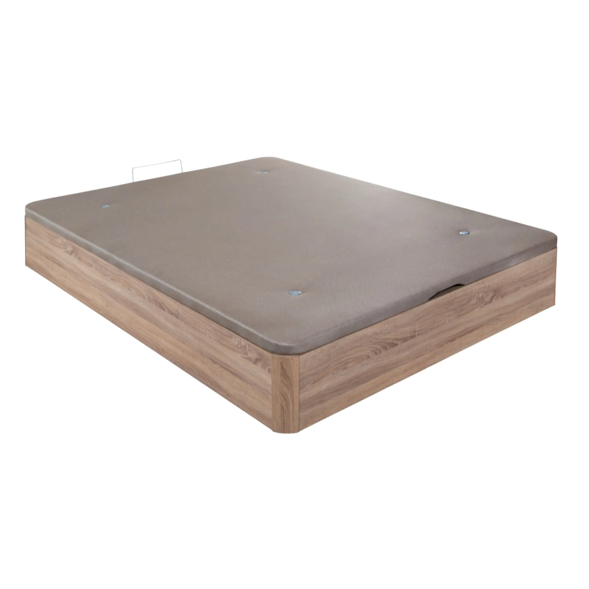 Lit coffre bois chêne 160 x 200 – Image 3