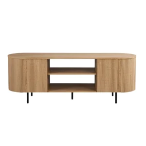 Meuble Tv 160 cm lagos d&eacute;cor ch&ecirc;ne naturel