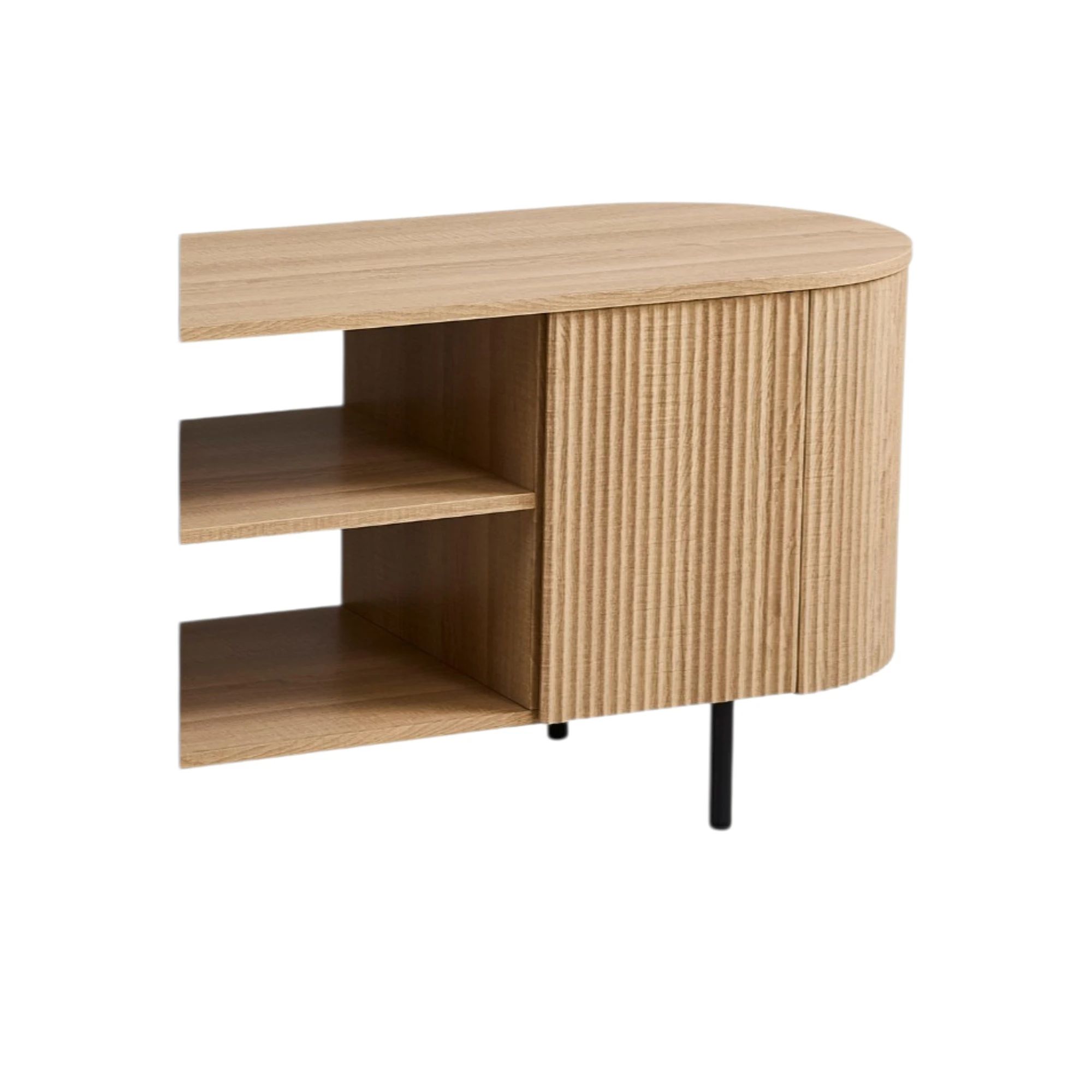 Meuble Tv 160 cm lagos décor chêne naturel – Image 5