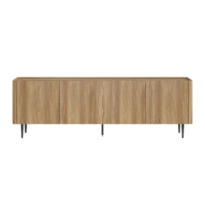Meuble Tv 170 cm kyoto d&eacute;cor ch&ecirc;ne naturel